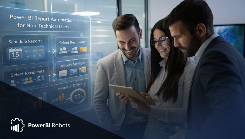 No-Code Power BI Report Automation for Business Users