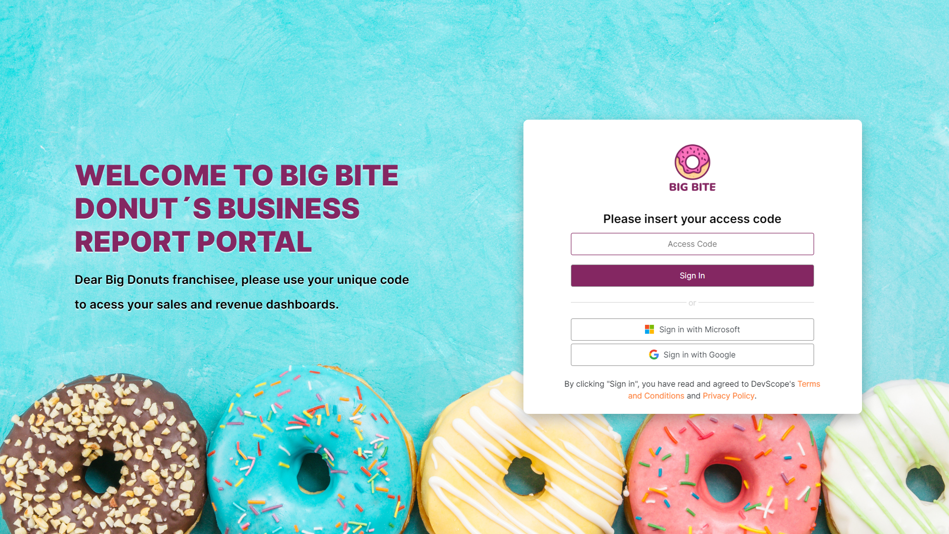 PowerBI Portal Business Report Portal